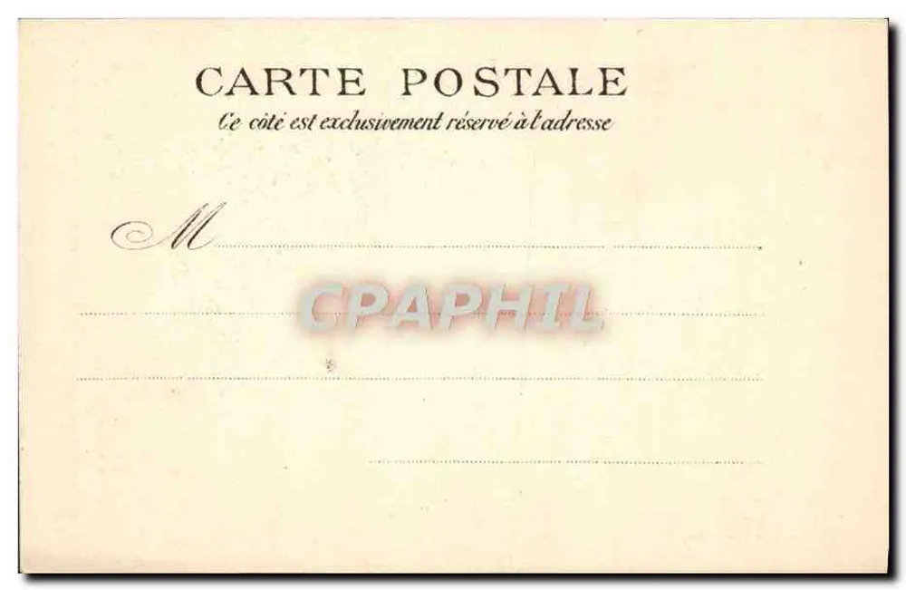 Les Chartreux — Primeira Profissão do Pai — L.H. Paris - Verso
