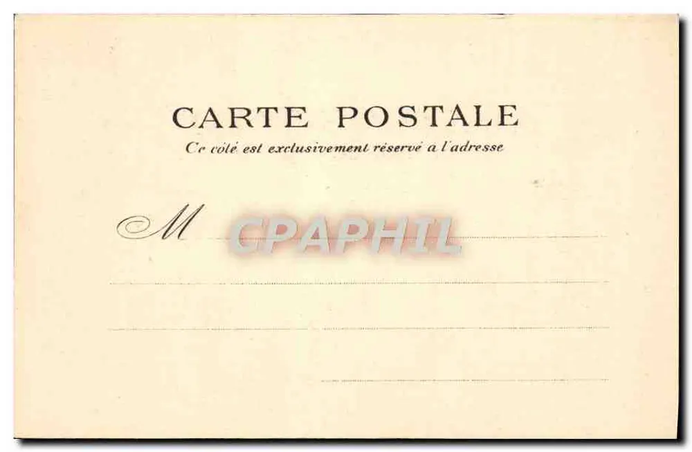 Les Chartreux — A Rasure — L.H. Paris - Verso
