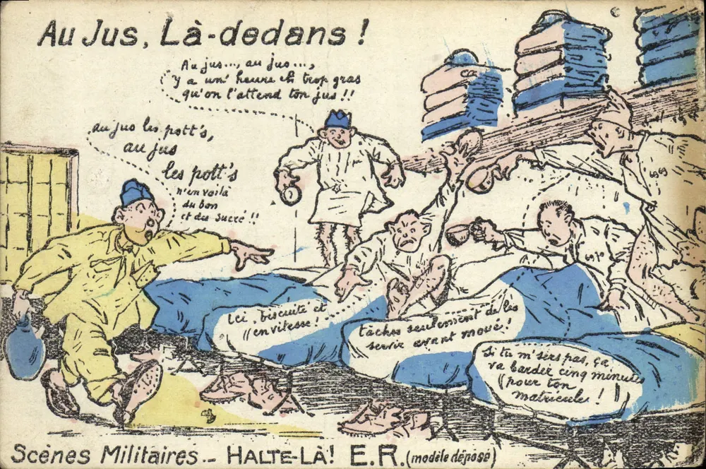 Cenas Militares — HALTE-LÀ! E.R. (modelo depositado) - Frente