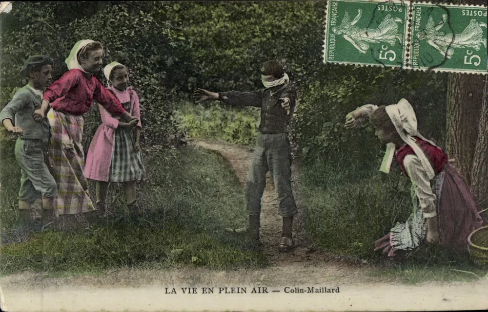 Das Leben im Freien — Colin-Maillard - Vorderseite