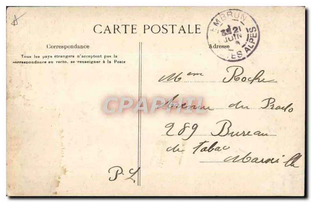 La Pale des Moissonneurs — E. L. D. - Verso