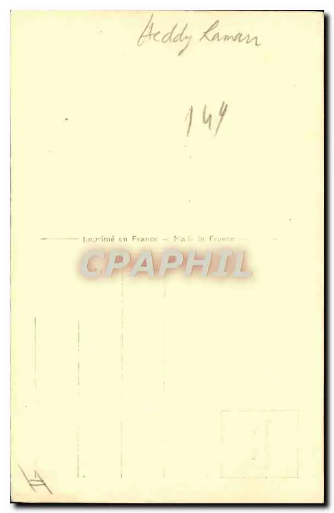 Gene Raymond — ator — Bilhete postal Film Radio, n° 537 - Verso