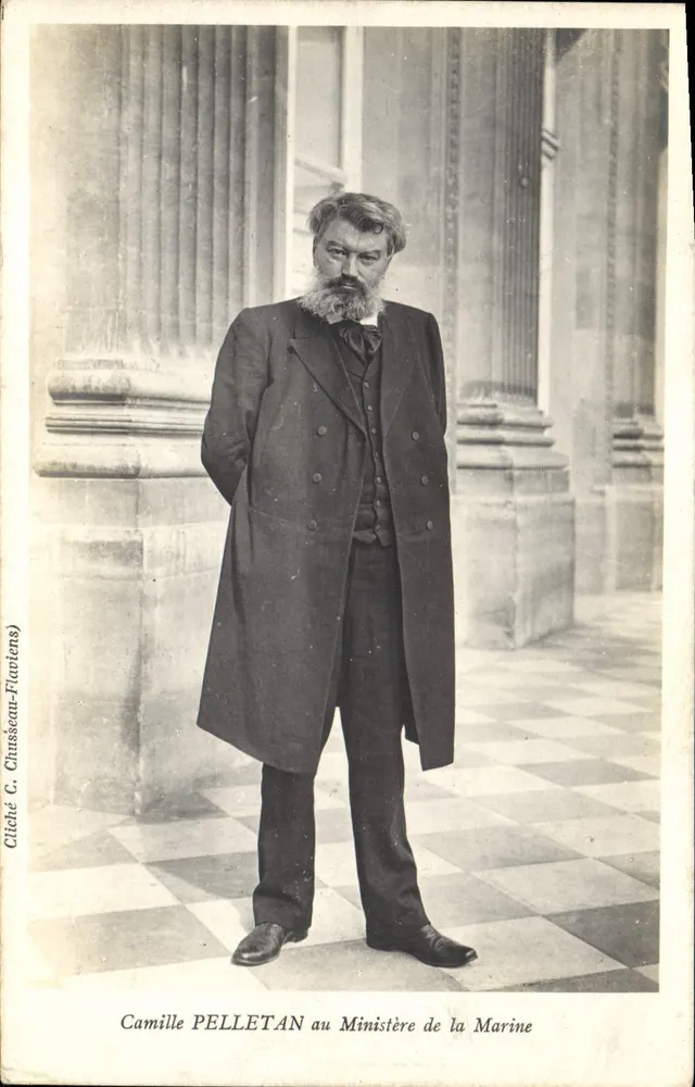 Camille Pelletan am Ministerium für Marine — Foto von C. Chusseau-Flantens - Vorderseite