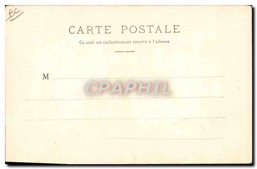 Jacques Piou — Präsident von 'L'Action Libérale Populaire' — unbekannter Verlag - Rückseite