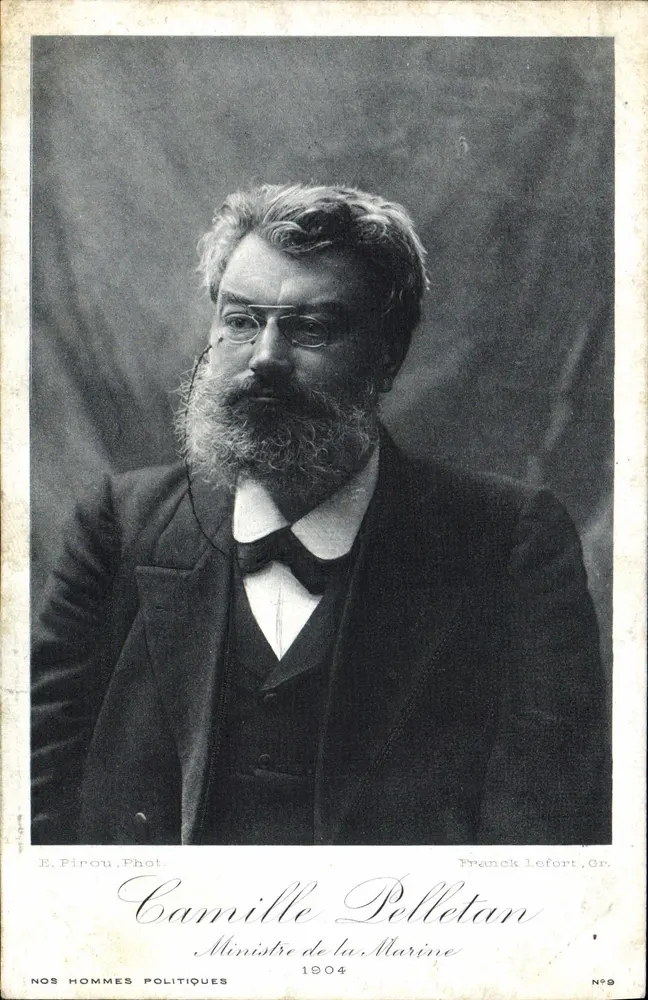 Camille Pelletan — Minister der Marine — Franck Lefort, Gr. N°9 - Vorderseite