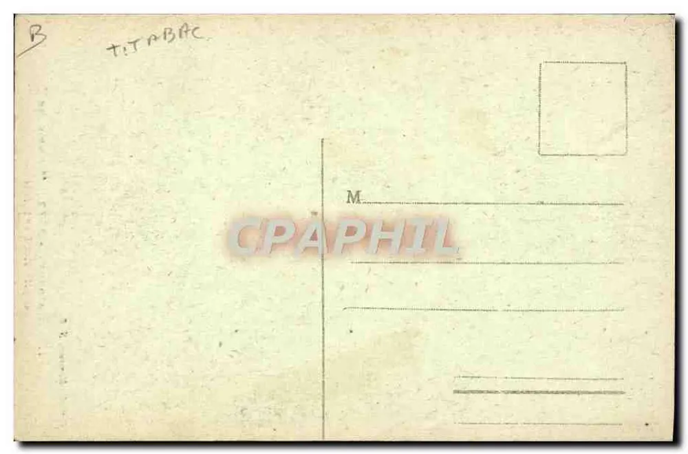 Gouézec - "Fumante" - Coleção E. Hamonic, St-B. - 3592 - Verso