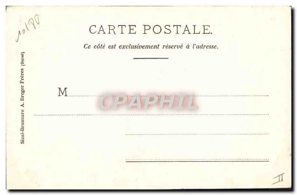 Criança com sua primeira pipa — Sini-Bromure A. Bregger Frères (Dép.66) — n°1 - Verso