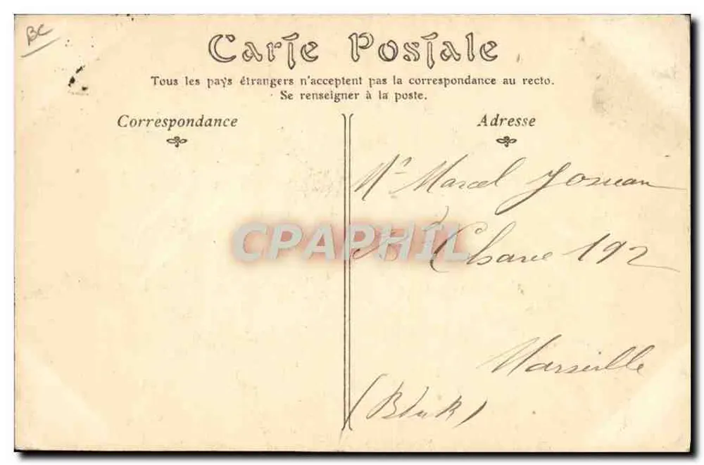 Mulher acendendo seu cachimbo — costumes, mœurs e trajes bretones — ND Phot, n° 389 - Verso