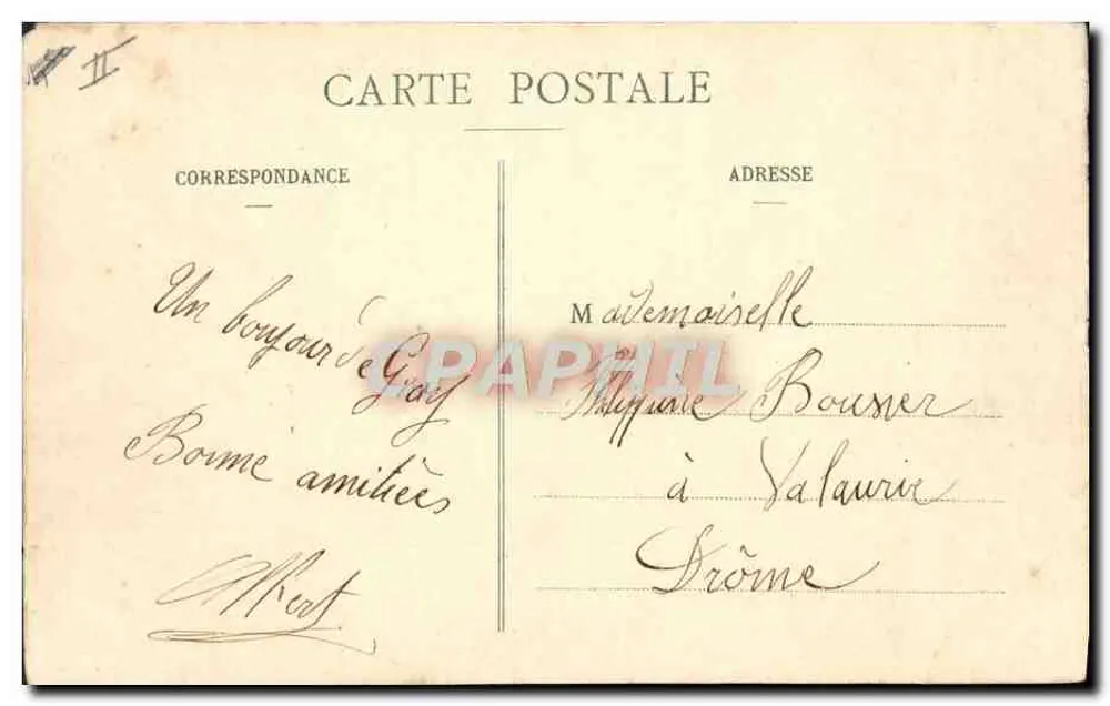 Gray — Allgemeiner Blick vom Port Villeneuve — Verlag A. Bergeret, Gray - Rückseite