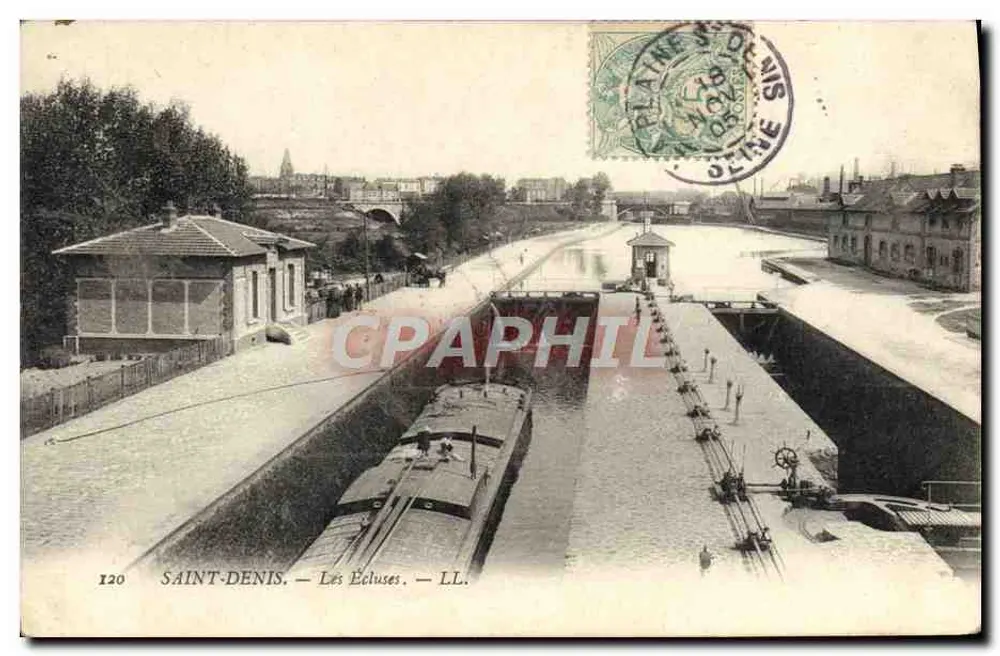 Saint-Denis — Les Écluses — LL. - Awers