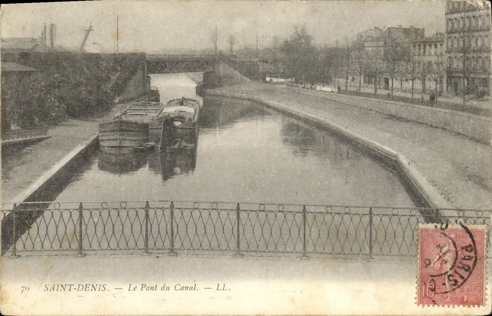 Saint-Denis — Der Kanalbrücke — LL. — n°70 - Vorderseite