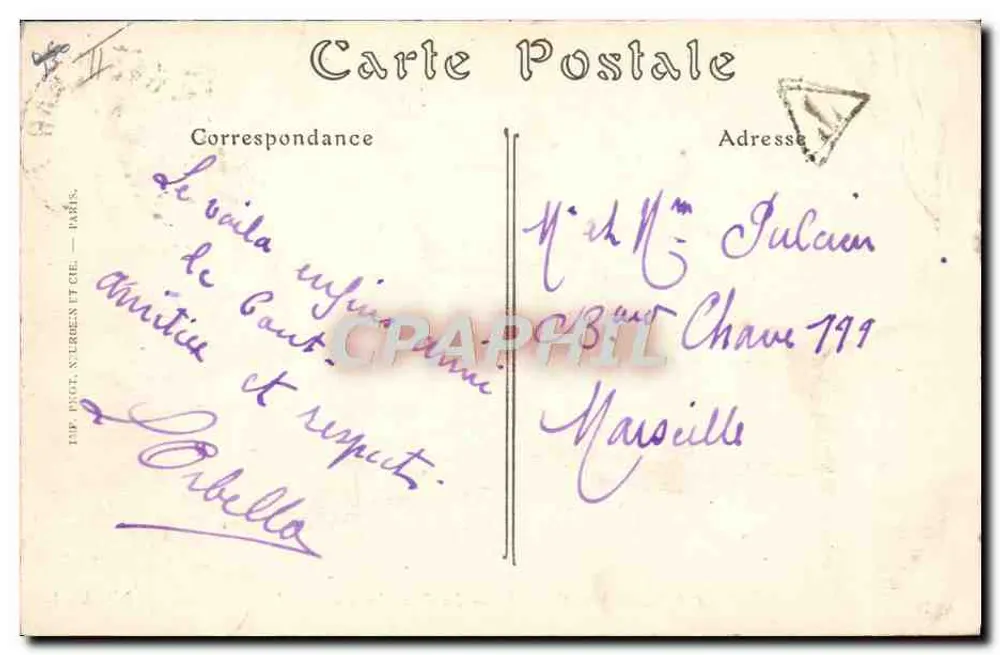 Chalons-sur-Marne — Die Kanalzweigung — ND. Phot. - Rückseite