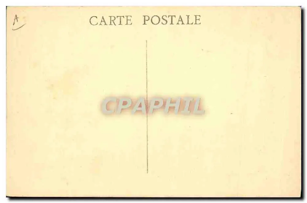 S.S. Général METZINGER — Paquebot des Messageries Maritimes — numer seryjny A - Rewers