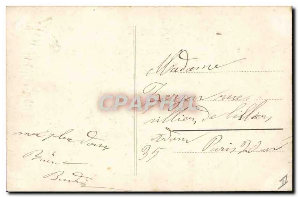 Menina e cabra — Aniversário — Editor desconhecido, n° 205 - Verso