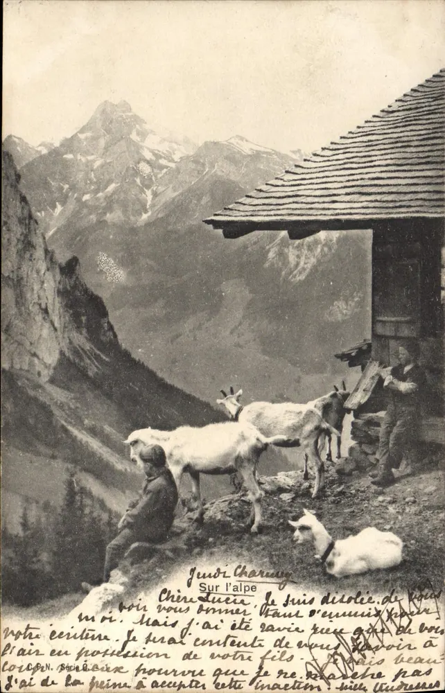 Na alpina — Charmey (Gruyère) — Jundi Charney - Frente