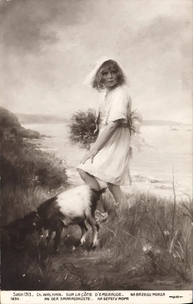 Ch. Walhain - An der Emerald Coast - Salon 1913 - Vorderseite