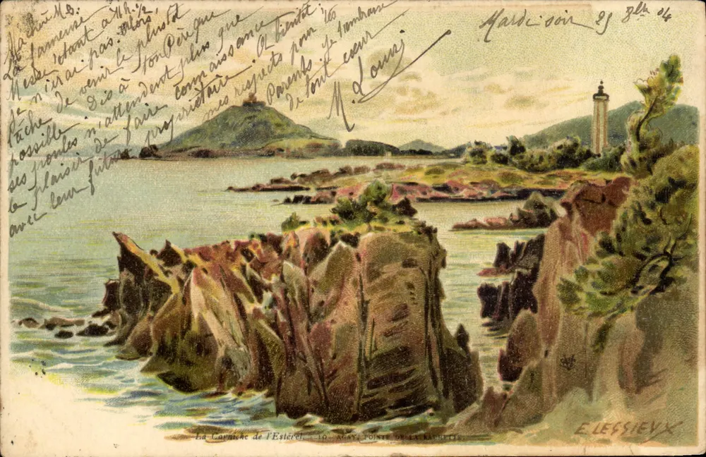 La Corniche de l'Estérel — Pointe de la Rambette — Éditeur E. Lessieux - Vorderseite