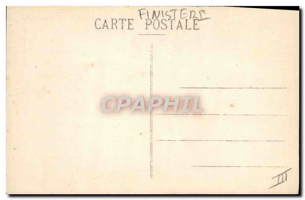 Elegantes do País de PONT-L'ABBÉ — Coleção Villard, Quimper — n° 5941 - Verso