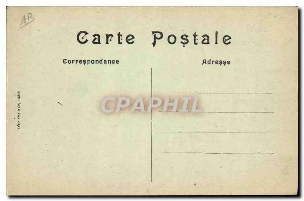 Mœurs et Types Bretons — Velhos Trajes Bretões — LL. - Verso