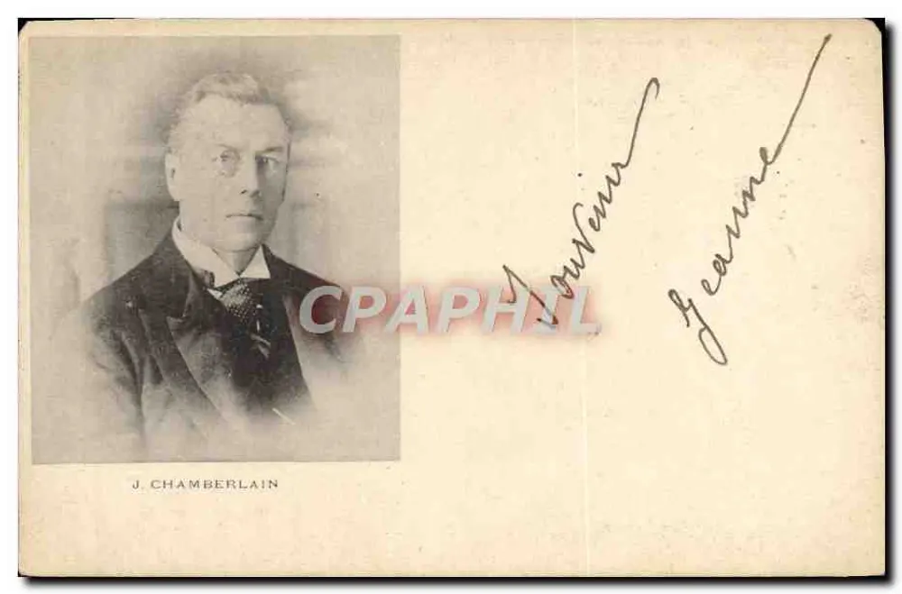 J. Chamberlain — Retrato — J. Chamberlain - Frente