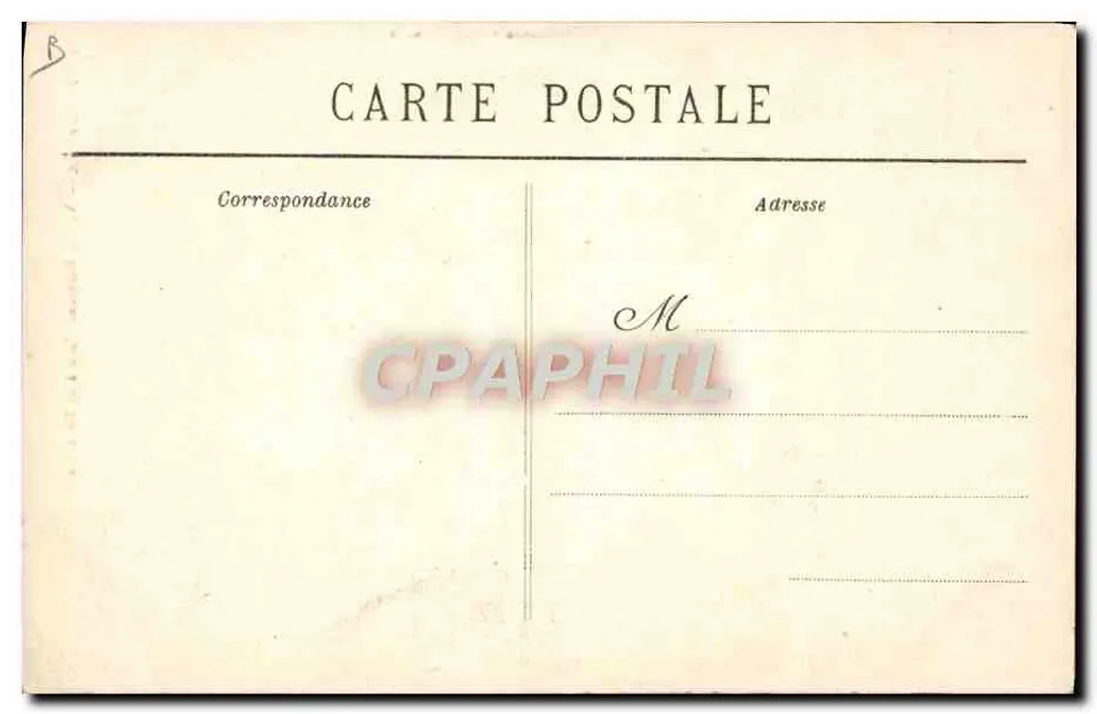 Morlaix — Alte Wasserträgerin am Brunnen — Sammlung Villard, Quimper - Rückseite