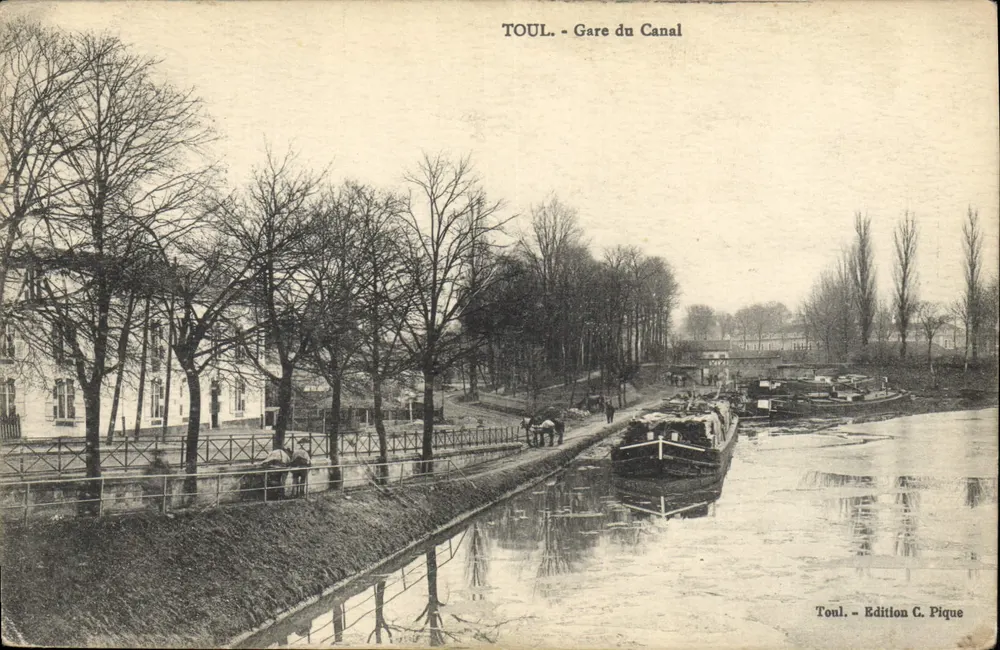 Toul - Bahnhof des Kanals — Edition C. Pique - Vorderseite
