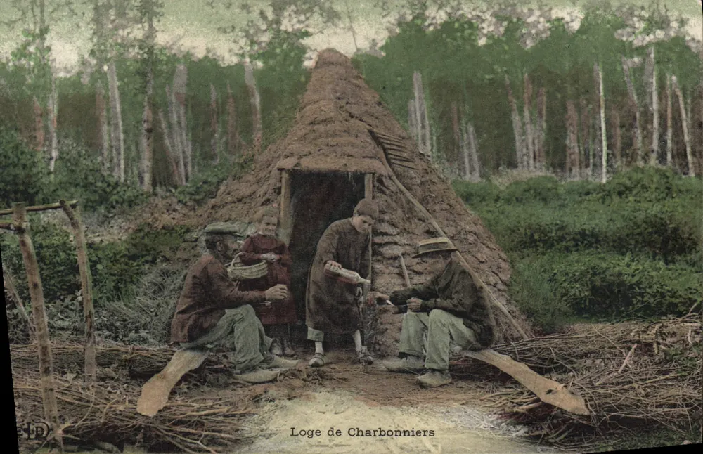 Loge de Charbonniers — cena de vida — editor SLD - Frente