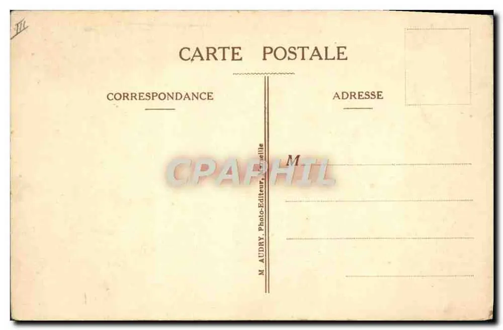 Dampfschiff "Gouverneur Général Tirman" — Mischverkehrs-Gesellschaft (Cie Touache) — M. Audry, Marseille - Rückseite