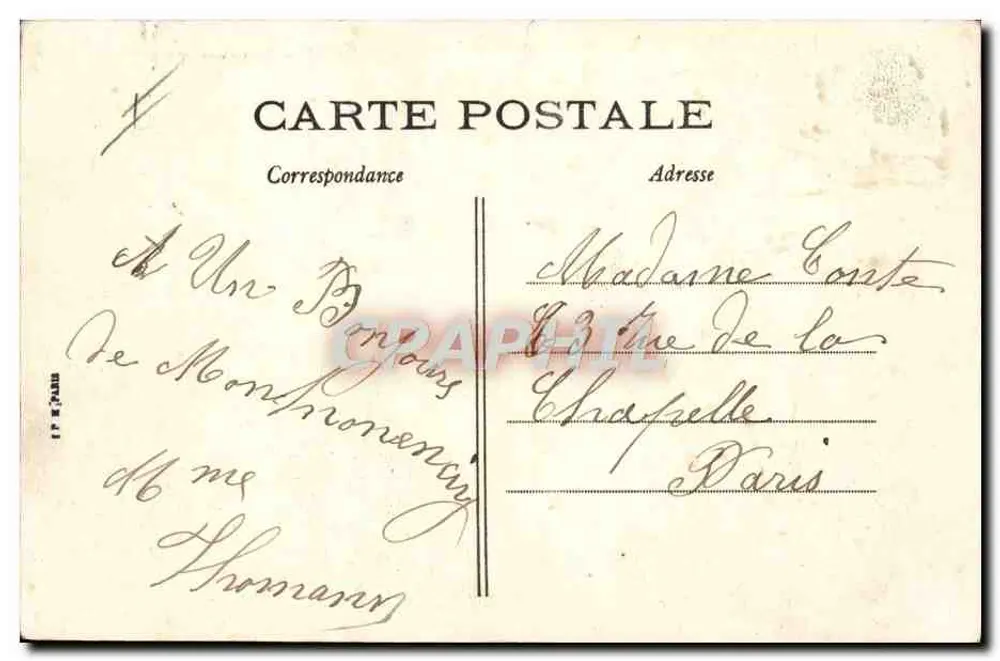 Montmorency — Les Amoureux — Belleveque, éditeur - Verso