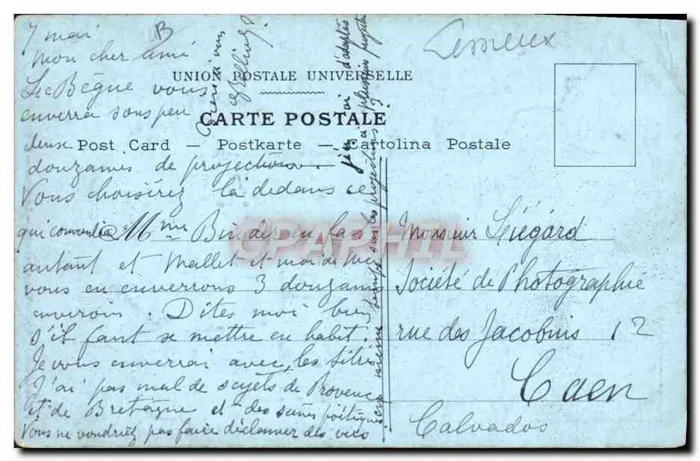 Villefranche-sur-Mer — Le Qual — Verlag Lecoq et Malbord, Paris - Rückseite