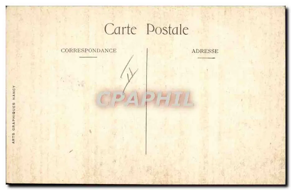 O Restanplan — Seu Circuito — Arts Graphiques Nancy - Verso