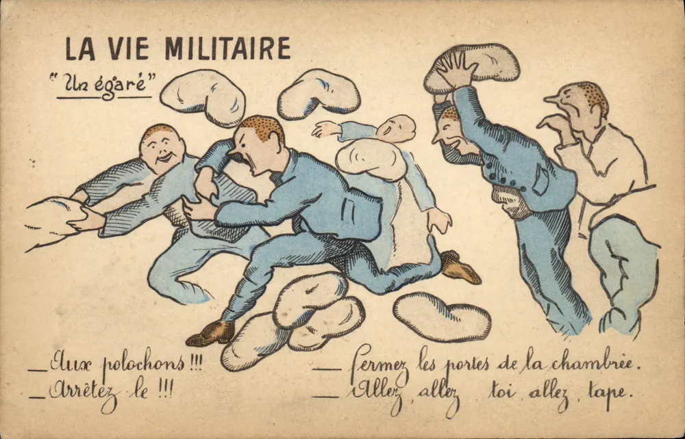 La vida militar — "Un perdido" — M.G.A. (editor) - Anverso