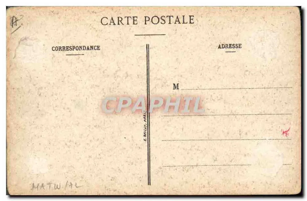 Mudança de direção — Em exercício — Editor E. Bailly, Paris, n° 142 - Verso