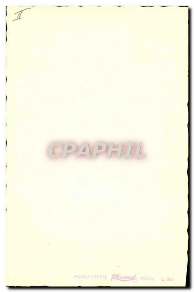 Canção Eterna — poema de Rosemonde Gérard — editor Roussel Bousin, n° L 30 - Verso