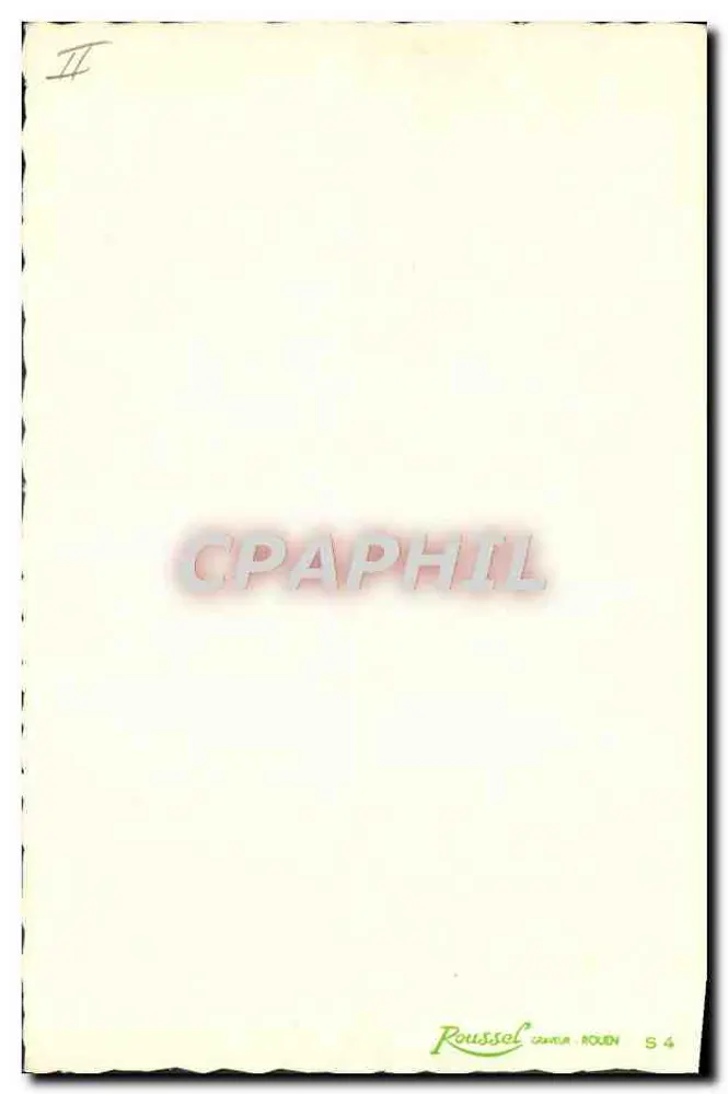 Ansichtskarte mit moralischem Text — Roussel, Camur Rouen, Serie 4 - Rückseite