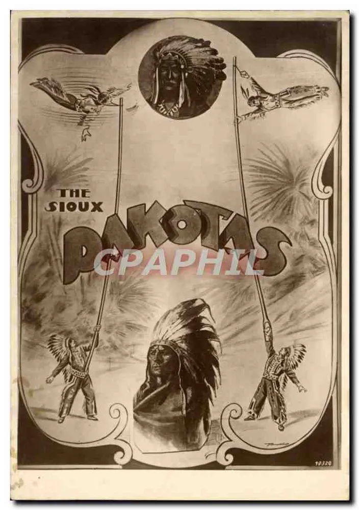 Die Sioux Dakotas — Vorstellung — unbekannter Verlag, Seriennummer 10320 - Vorderseite