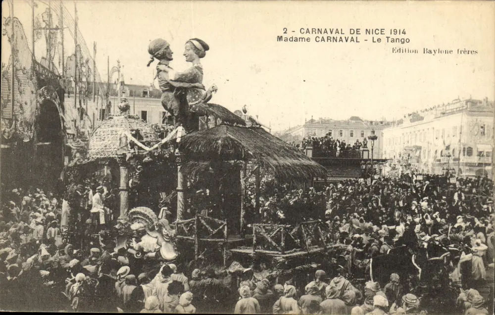 निस के कार्निवल 1914 — मैडम कार्निवल - टैंगो — बायलोन भाइयों के छापा - आगे