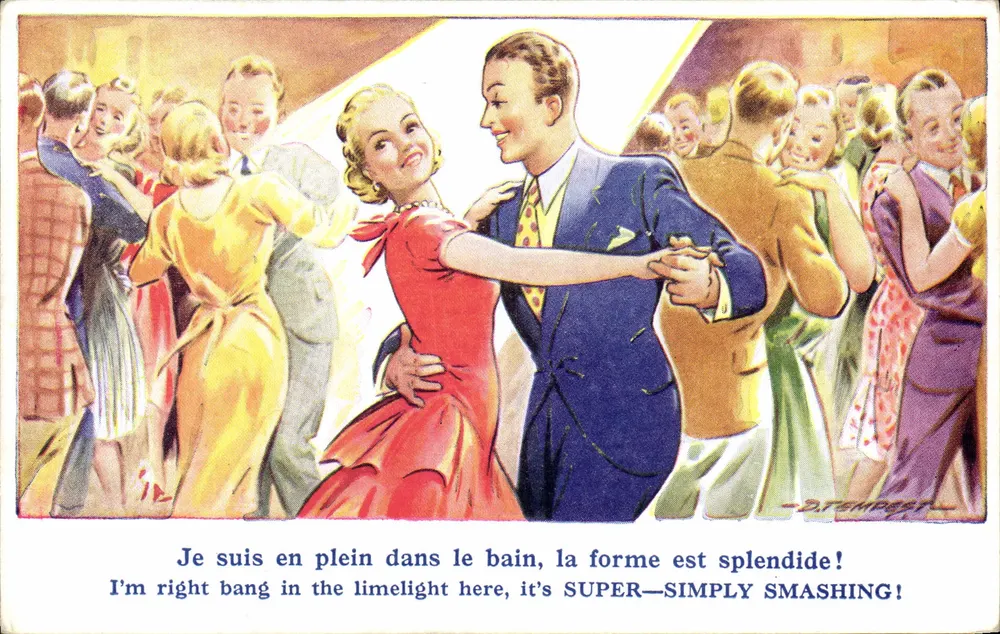 Tanz im vollen Glanz — Bamforth Post Card n°508 - Vorderseite