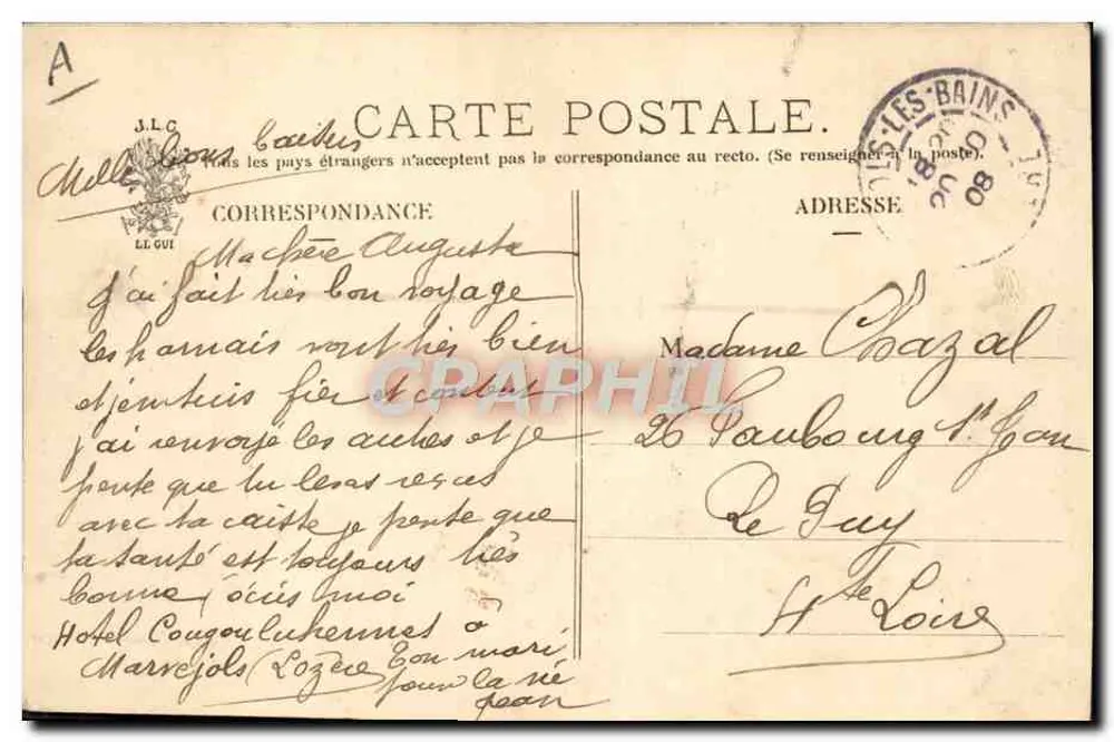 O lenhador — Floresta — Editor J.L.C. - Verso