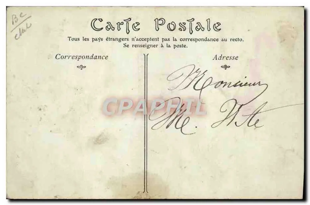 Forêt de Russy — Une Loge de Bûcheron — ND Phot - Rückseite
