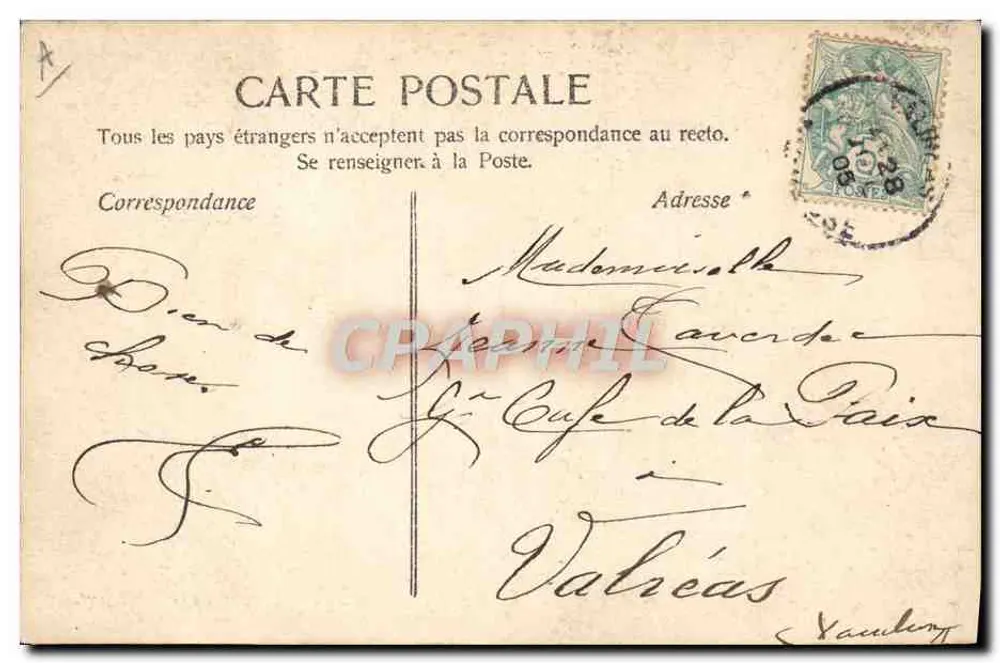 Jeanne — Sammelkarte — Verlag Romain - Rückseite