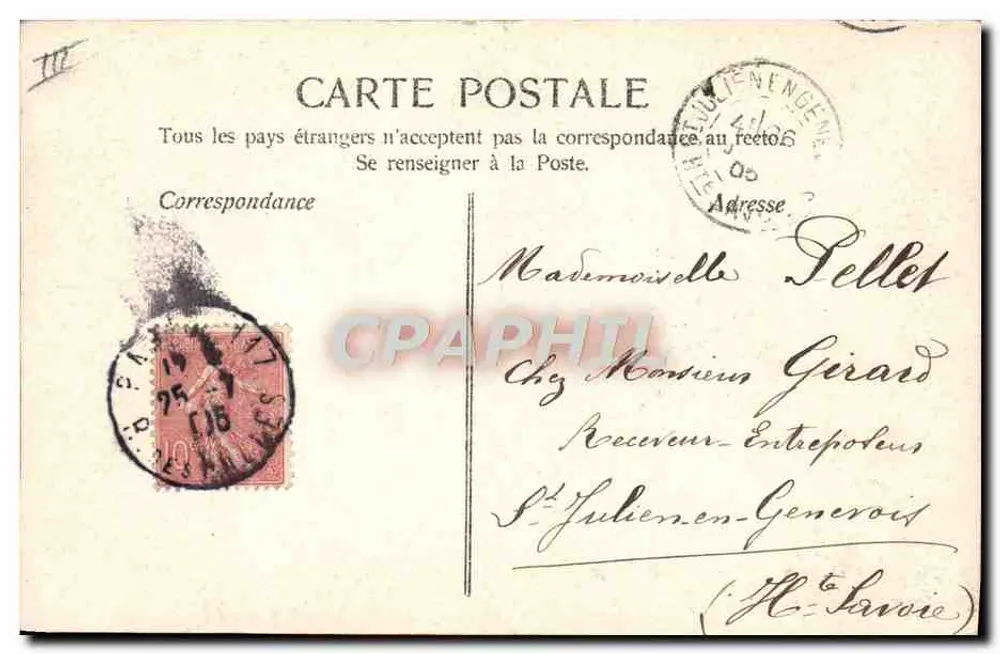 Hololette — Dekorative Postkarte mit Porträts von Frauen — Verlag F. 2033/483 - Rückseite