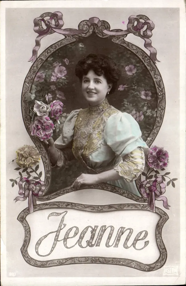 Jeannie — Sammlerpostkarte — JASTRA - Vorderseite