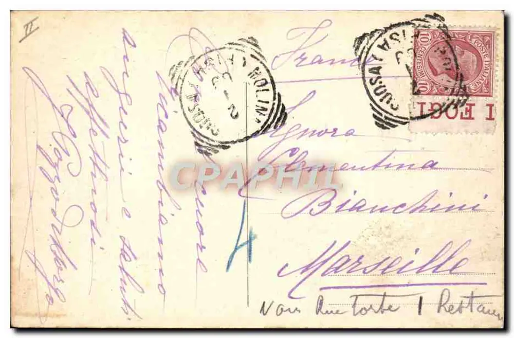 Molinina di Lucoasa (Pisa) — Kind auf einem Kissen — VAT 4183 - Rückseite