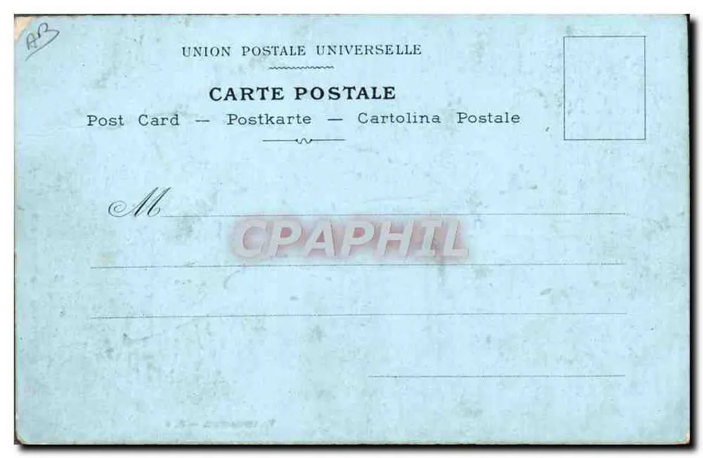 Villefranche — Ansicht des Hafens mit Schiff — E. Lessieux, N. 6 - Rückseite