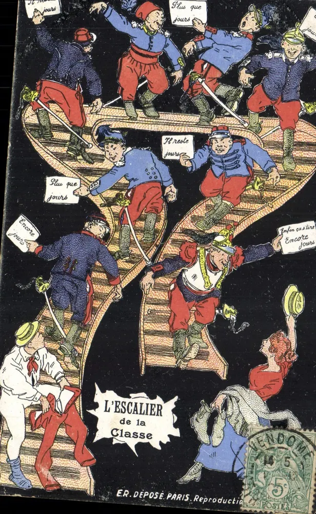 Die Treppe der Klasse — Verlag in Paris, Nr. 5 - Vorderseite