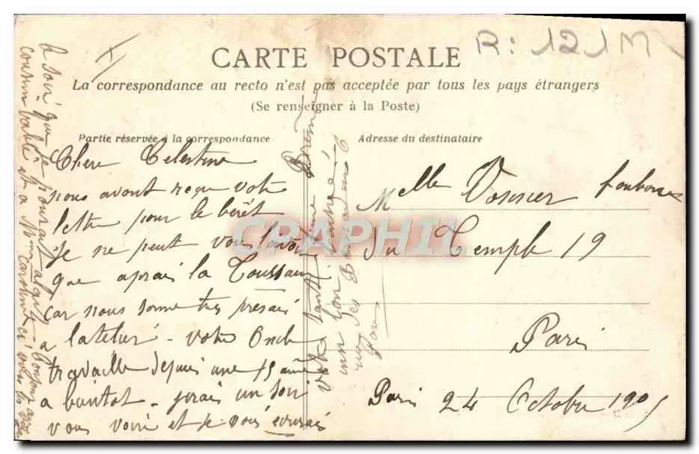 Die ersten Schritte — Das Leben auf dem Land — Philatypie Dugas et Cie, Nantes - Rückseite