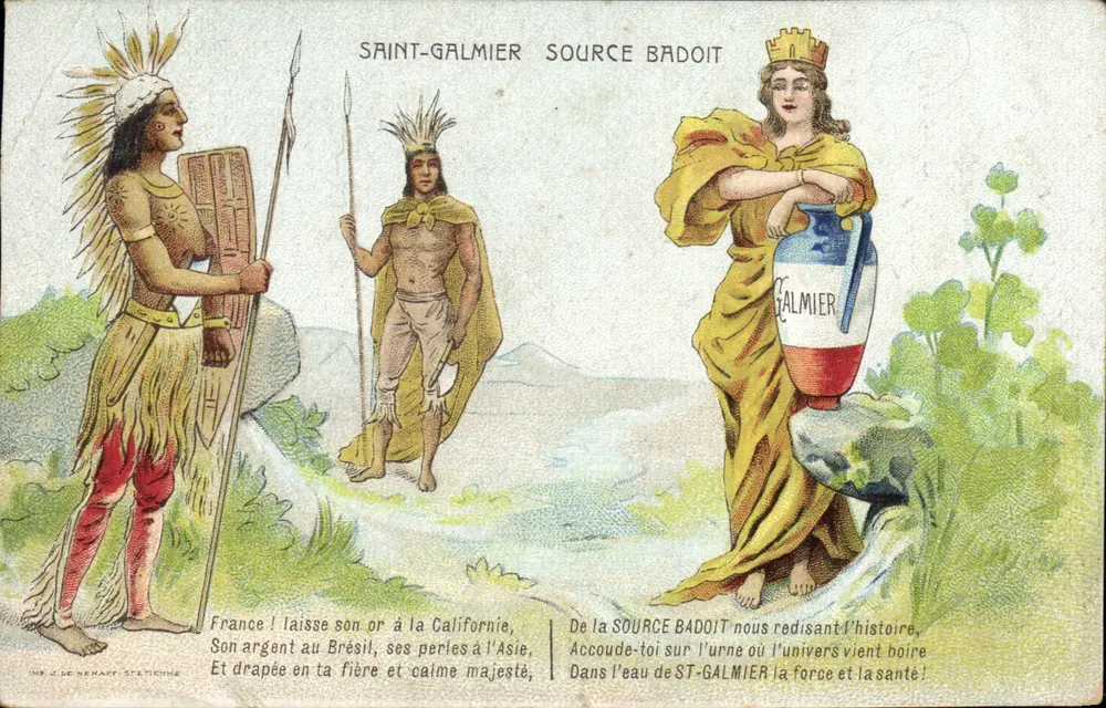 Saint-Galmier - Bron Badoit — Uitgever: H. de Nemarp (Spatikong) - Voorkant