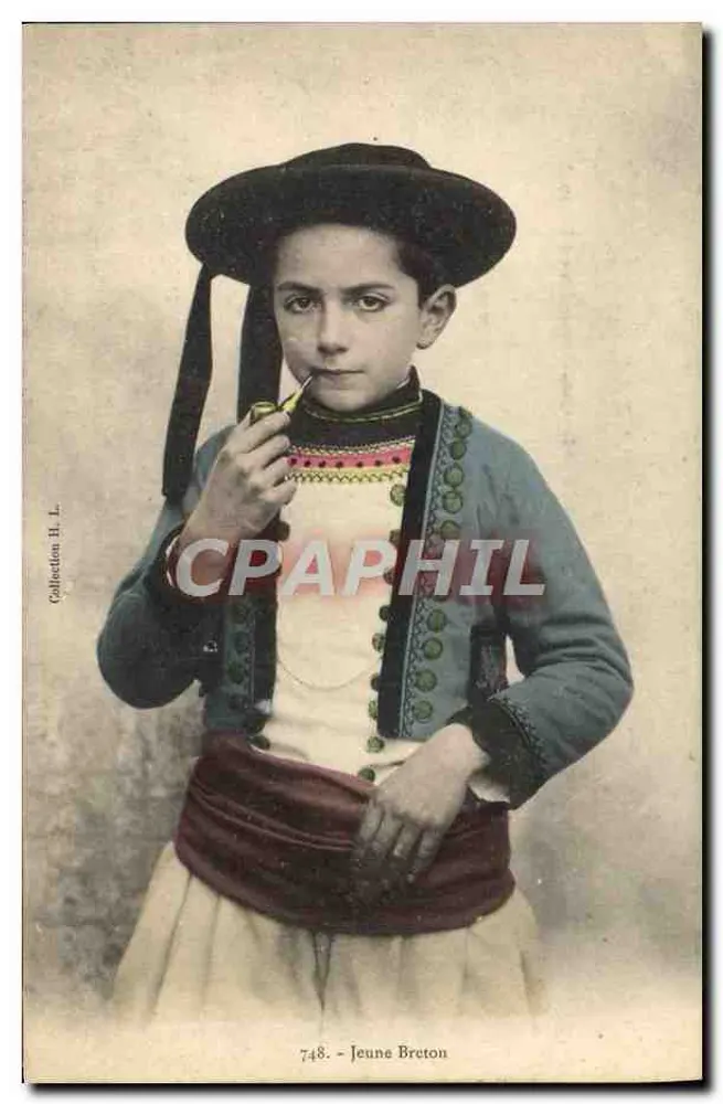 Jovem Bretão — Coleção H. L. — n° 748 - Frente