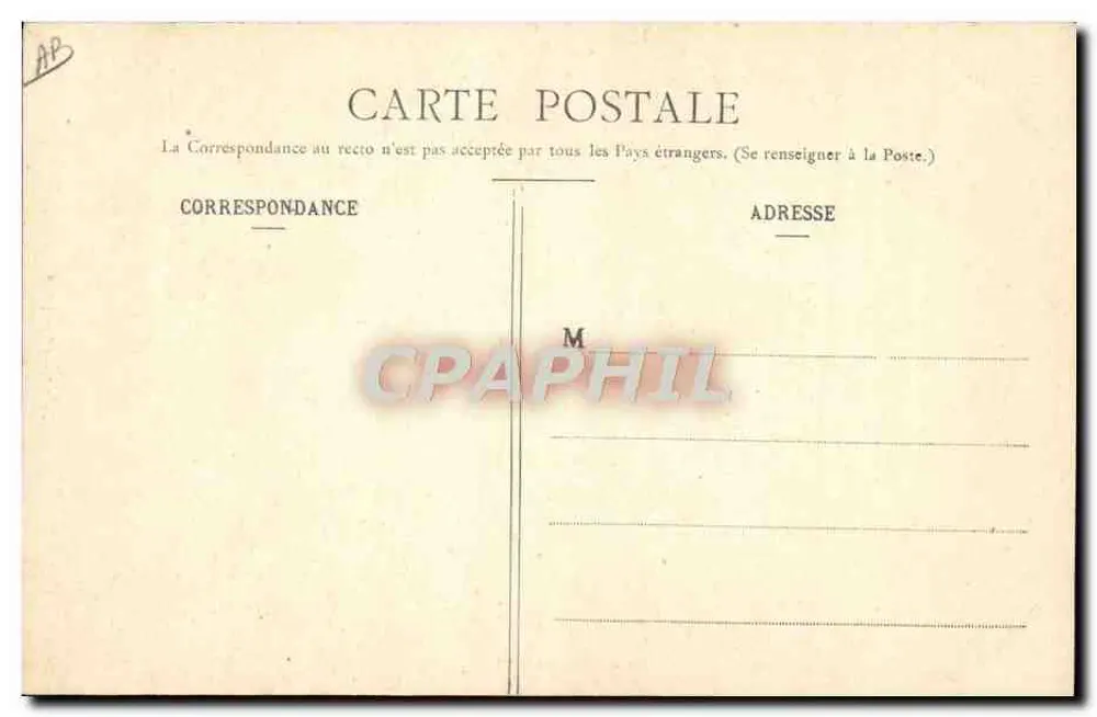 Jovem Bretão — Coleção H. L. — n° 748 - Verso